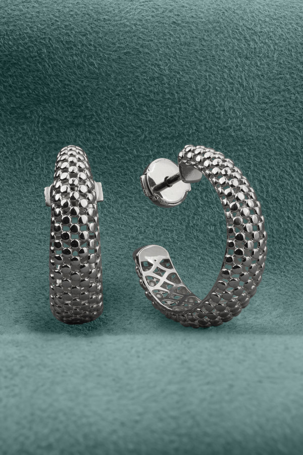 Серьги из белого золота