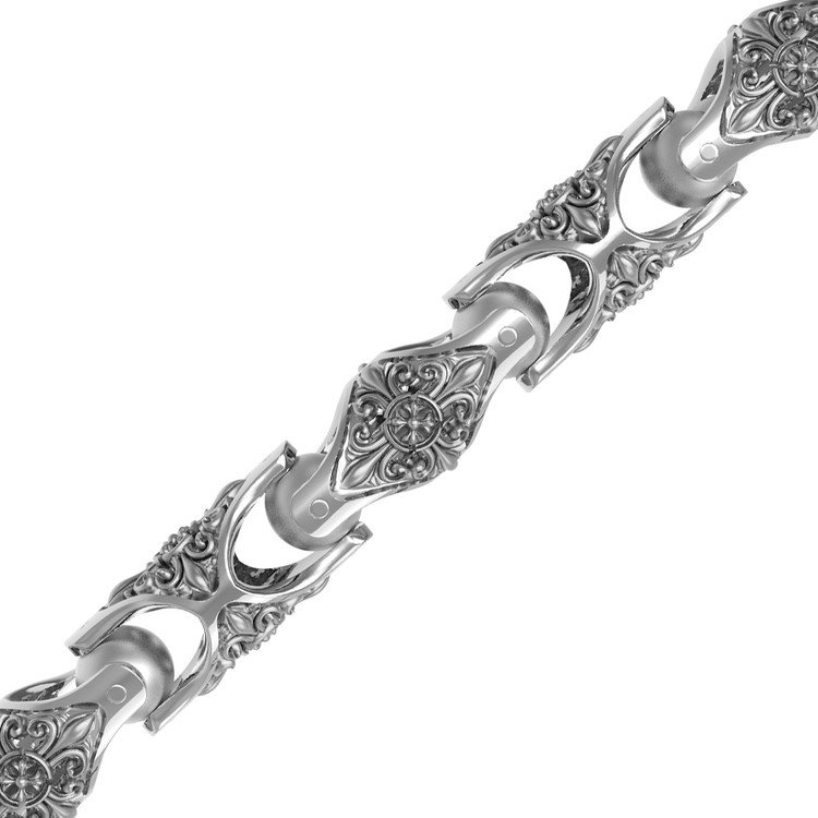 Цепь из белого золота