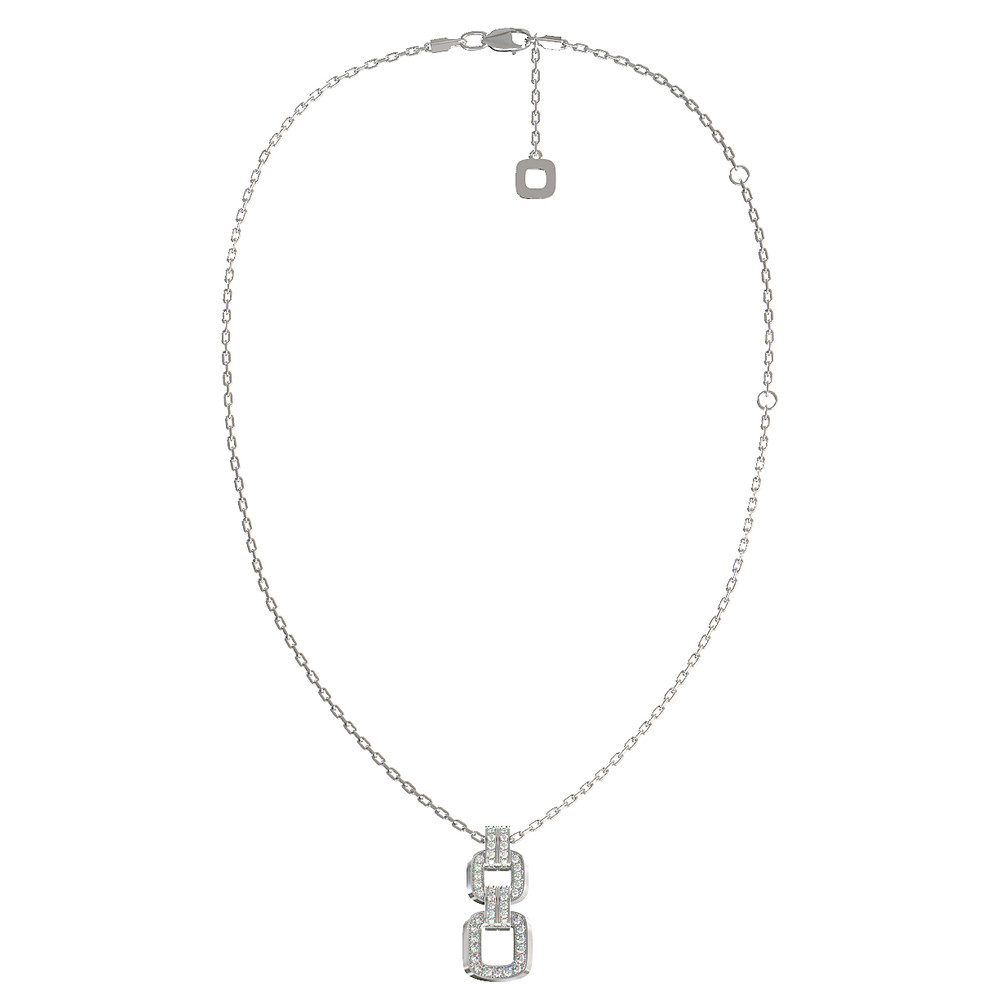 Колье из белого золота c бриллиантами