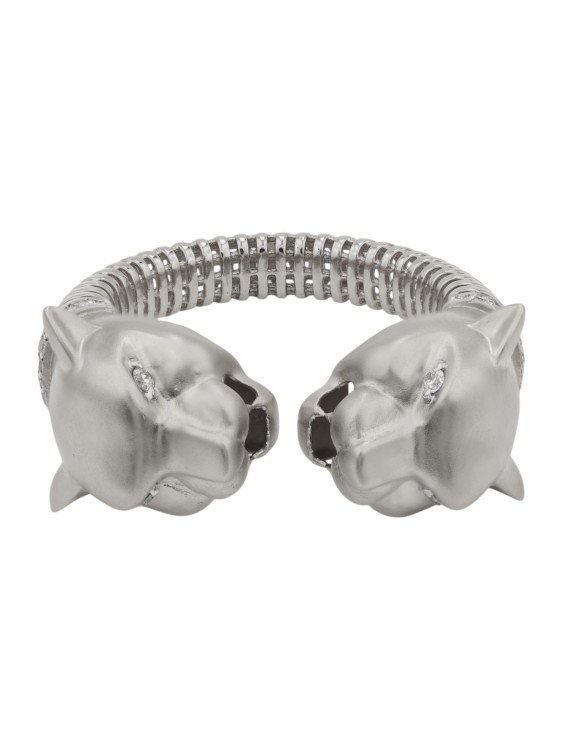 Кольцо из белого золота c бриллиантами