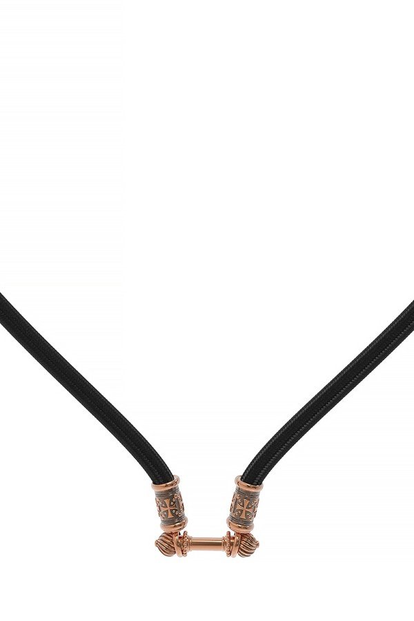 Шнурок шёлковый из золота c шёлковым шнурком