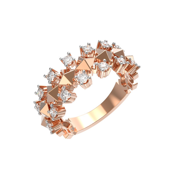 Кольцо из золота c бриллиантами