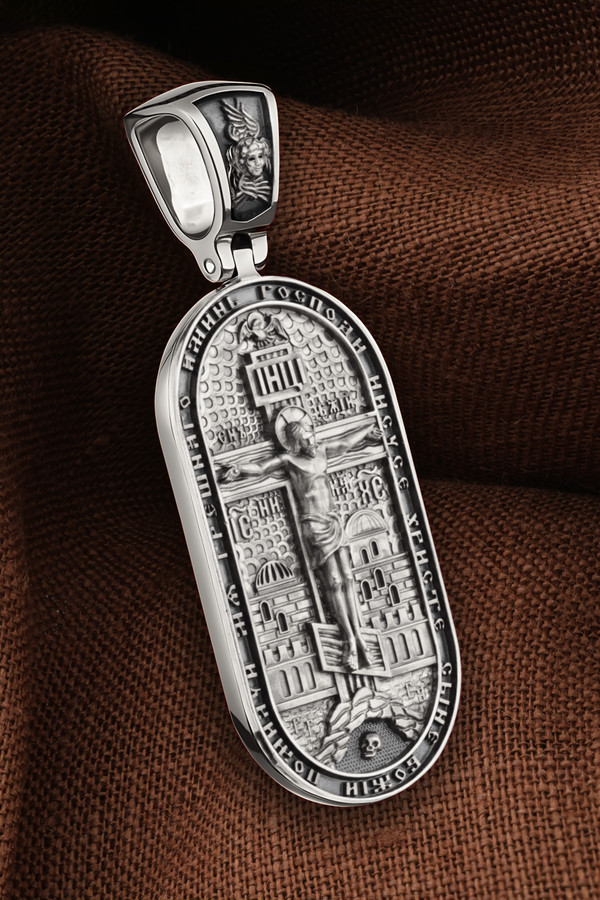 Образок из белого золота