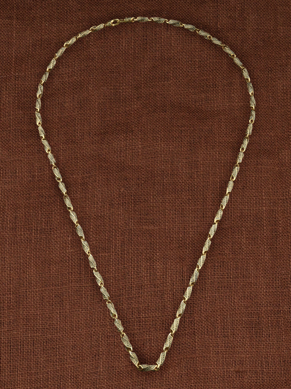 Цепь из лимонного золота