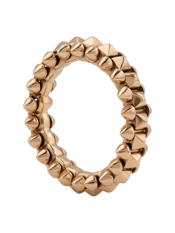 Кольцо из розового золота