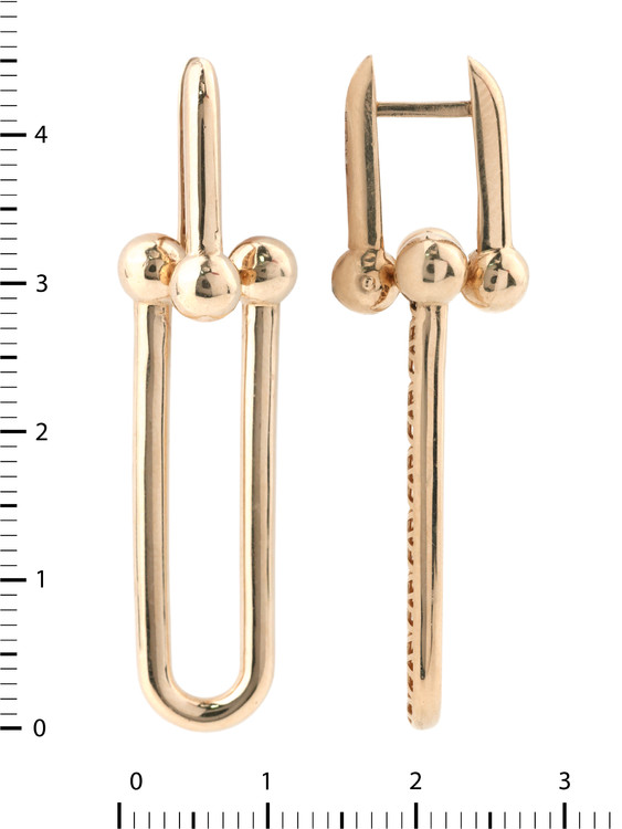 Серьги из золота