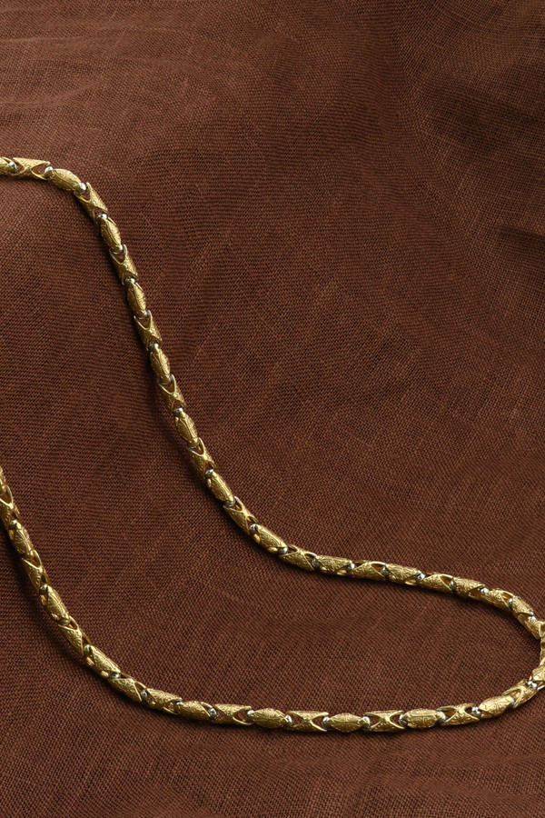 Цепь из лимонного золота