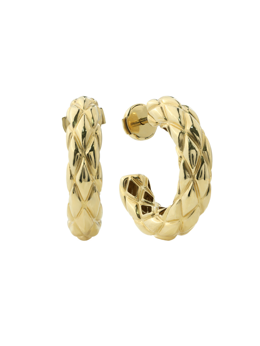 Серьги из лимонного золота