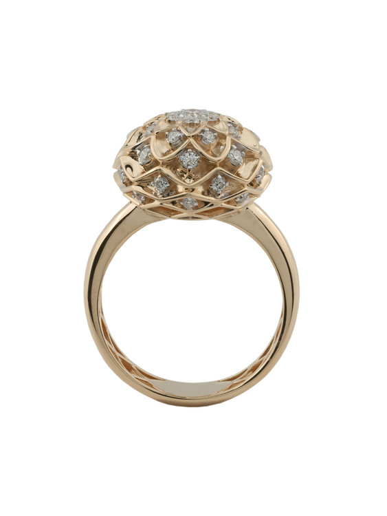 Кольцо из золота c бриллиантами