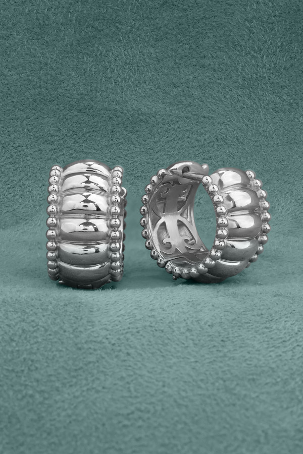 Серьги из белого золота