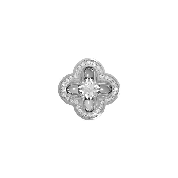 Подвеска из белого золота c бриллиантами