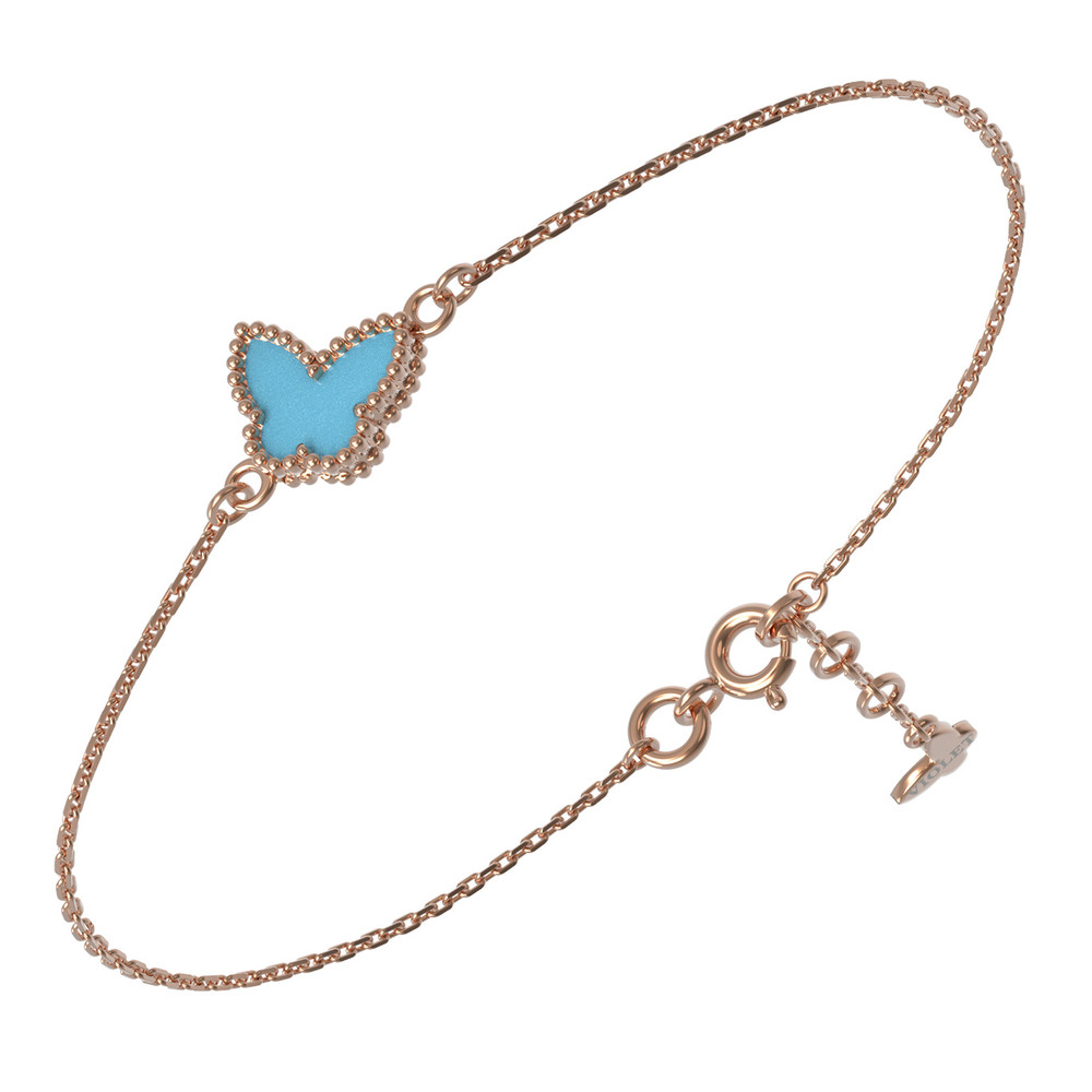 Браслет из золота c бирюзой