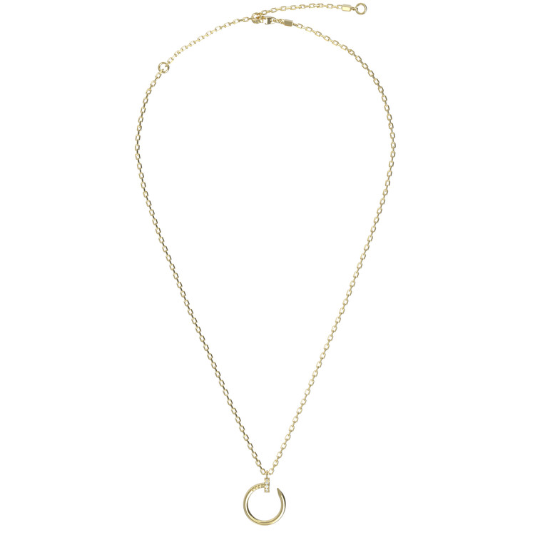 Колье из лимонного золота c бриллиантами