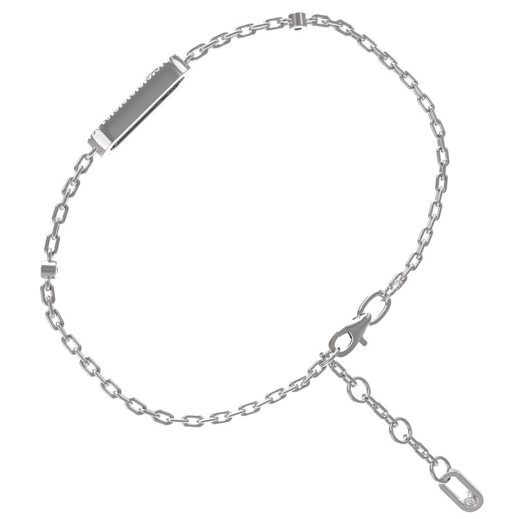 Браслет из белого золота c бриллиантами