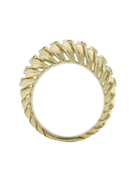 Кольцо из лимонного золота