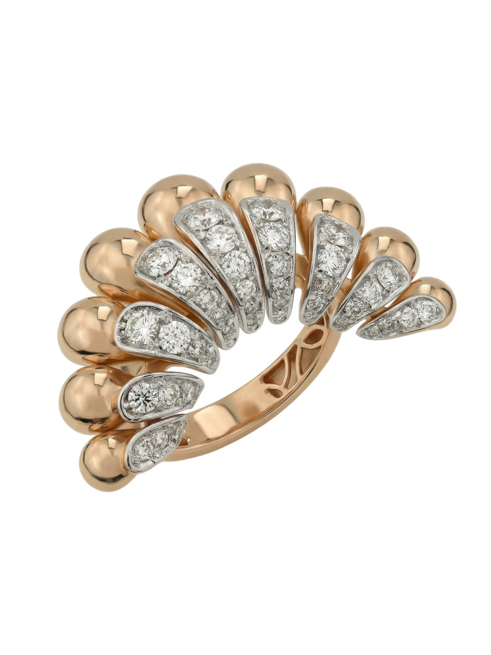 Кольцо из золота c бриллиантами