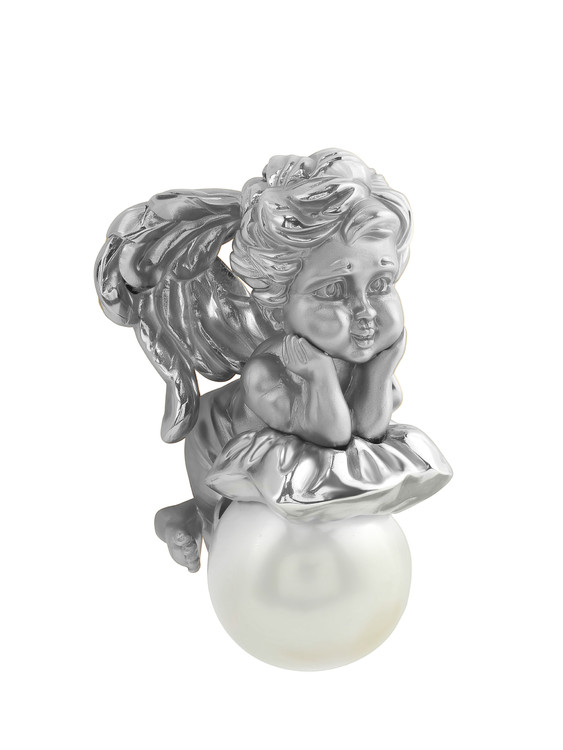 Подвеска из белого золота c жемчугом