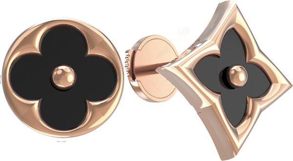 Серьги из золота c ониксом