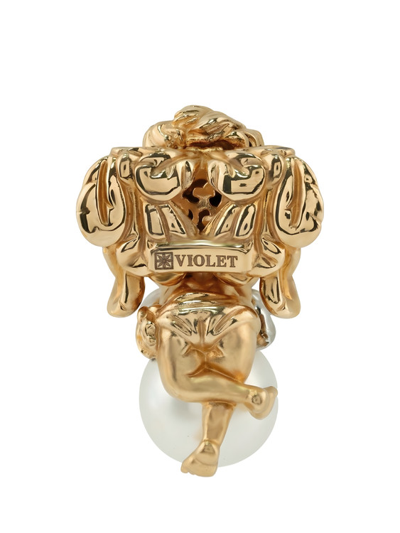 Подвеска из золота c жемчугом