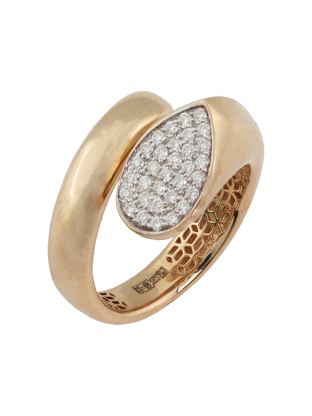 Кольцо из золота c бриллиантами