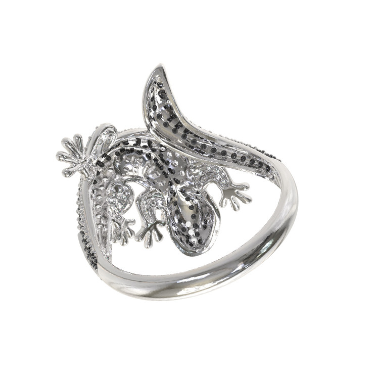 Кольцо из белого золота c фианитом