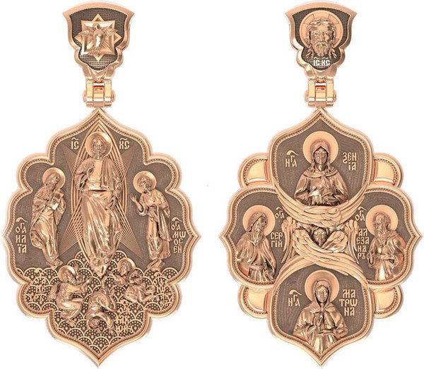 Образок из золота