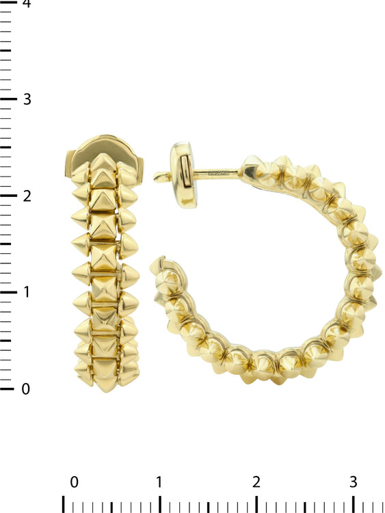 Серьги из лимонного золота