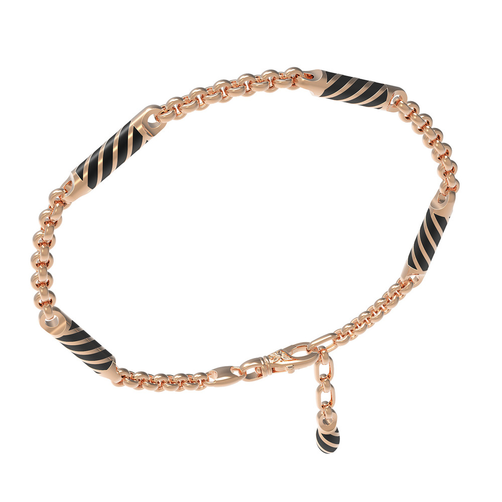 Браслет из золота c эмалью