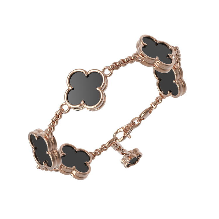 Браслет из золота c ониксом