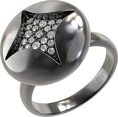 Кольцо из белого золота c бриллиантами