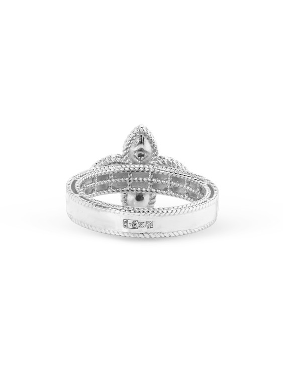 Кольцо из белого золота