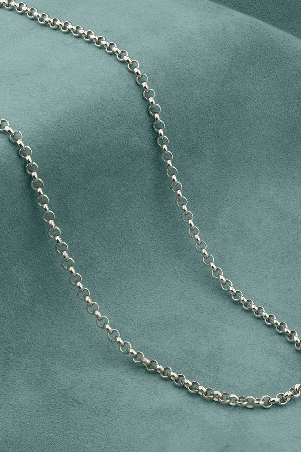 Цепь из белого золота