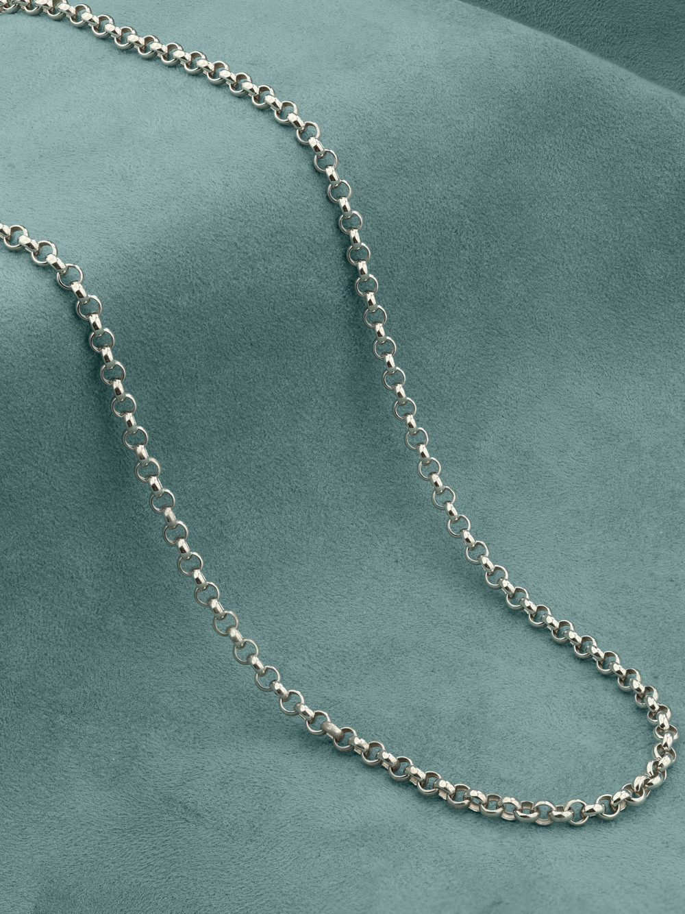 Цепь из белого золота