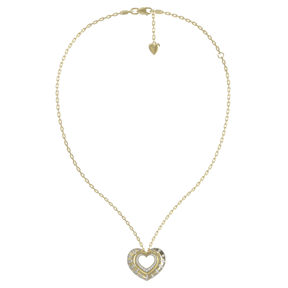 Колье из лимонного золота c бриллиантами